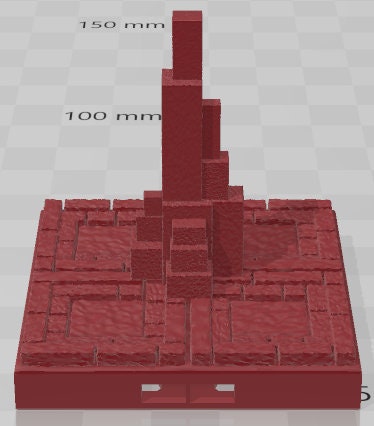 Aztlan Pillars - Pathfinder - Dungeons & Dragons - RPG - Tabletop - Terrain - 28 mm / 1" - - Aether Studios