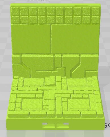 Aztlan Plain Walls - Pathfinder - Dungeons & Dragons - RPG - Tabletop - Terrain - 28 mm / 1" - - Aether Studios