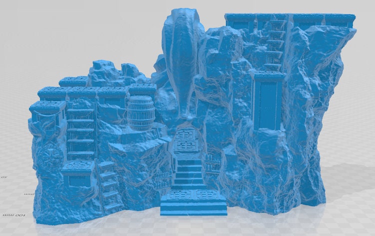 Clan Atlan's Dwarven Bastion - Pathfinder - Dungeons & Dragons - RPG - Tabletop - Terrain - 28 mm / 1" - - Aether Studios