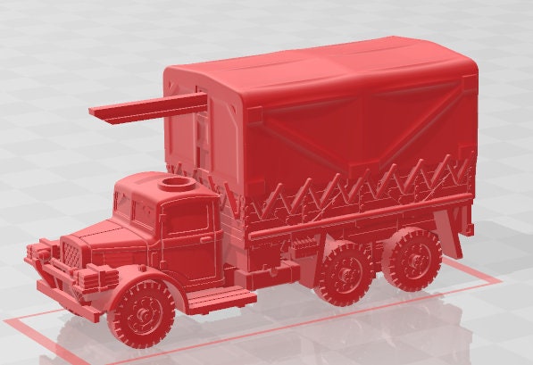 Austin K6 w/crane - 1:100 scale - UK - Tanks - Armored Vehicle - World Of Tanks - War Game - Wargaming - Axis and Allies