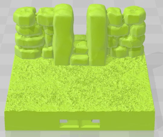 Rock Wall Set 2 - Peaceful Farms - Pathfinder - Dungeons & Dragons - RPG - Tabletop - Terrain - 28 mm / 1" - - Aether Studios