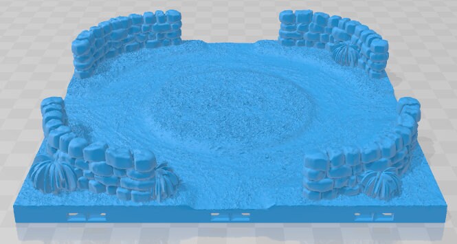 Well And Roundabout - Peaceful Farms - Pathfinder - Dungeons & Dragons - RPG - Tabletop - Terrain - 28 mm / 1" - - Aether Studios