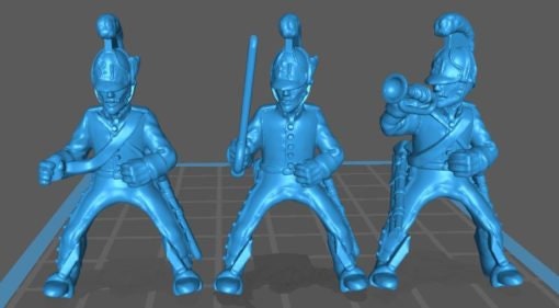 Austrian Dragoon/Chevalleger rgt - Great for Table Top War Games And Dioramas - Resin Miniatures 28 mm Miniature -