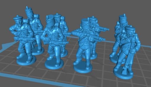 British Rifles - Great for Table Top War Games And Dioramas - Resin Miniatures 28 mm Miniature -