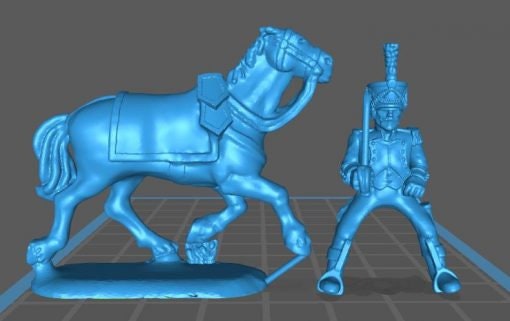 French Line Infantry Colonel - Great for Table Top War Games And Dioramas - Resin Miniatures 28 mm Miniature -