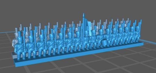 Prussian Elites 1812 - Great for Table Top War Games And Dioramas - Resin 6mm Miniatures -