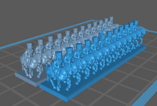 Prussian Dragoon with Litewka 1812 - Great for Table Top War Games And Dioramas - Resin 6mm Miniatures -