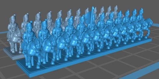 British Houshold Scots Greys - Great for Table Top War Games And Dioramas - Resin 6mm Miniatures -