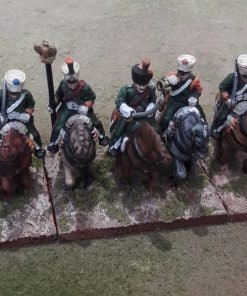 Chasseurs a Chevall campaign uniform rgt - Great for Table Top War Games And Dioramas - Resin 28mm Miniatures -