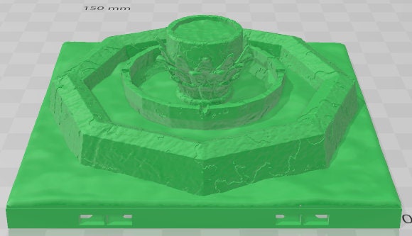 Peaceful Fountains - Pathfinder - Dungeons & Dragons - RPG - Tabletop - Terrain - 28 mm / 1" - - Aether Studios