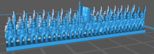 Austrian Line 1800 helmet - Great for Table Top War Games And Dioramas - Resin 6mm Miniatures -