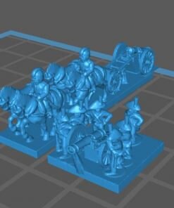 Spanish Artillery 1808 - Great for Table Top War Games And Dioramas - Resin 6mm Miniatures -