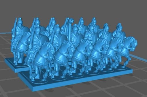 Gothic cavalry kn - Great for Table Top War Games And Dioramas - Resin 10mm Miniatures -