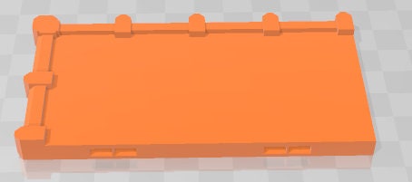 Garage Core Set Roof 28mm - Pathfinder - Dungeons & Dragons - RPG - Tabletop - Terrain - 28 mm / 1" - - Aether Studios