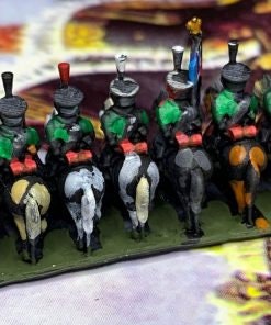 Russian Hussars 1812 - Great for Table Top War Games And Dioramas - Resin 6mm Miniatures -