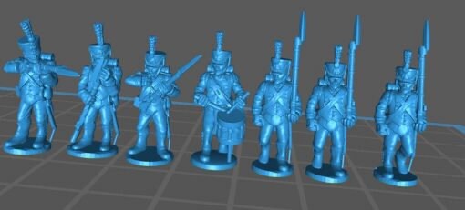 Young Guard 1809 - Great for Table Top War Games And Dioramas - Resin 28mm Miniatures -