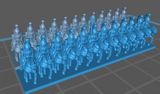 French Carabiniers 1812 - Great for Table Top War Games And Dioramas - Resin 6mm Miniatures -