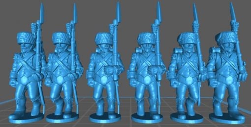 French Light elites 1808, high uniform Busby - Great for Table Top War Games And Dioramas - Resin 28mm Miniatures -