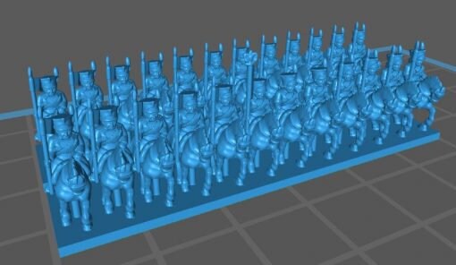 French Vistula Lancers - Great for Table Top War Games And Dioramas - Resin 6mm Miniatures -