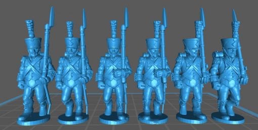 French Light Elites 1808, high uniform - Great for Table Top War Games And Dioramas - Resin 28mm Miniatures -