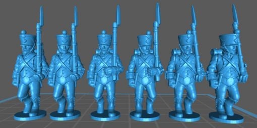 French Light 1808, high uniform - Great for Table Top War Games And Dioramas - Resin 28mm Miniatures -