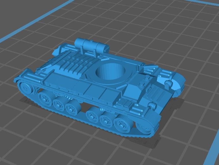 Valentine Type Tanks - 1:100 scale - UK - Tanks - Armored Vehicle - World Of Tanks - War Game - Wargaming - Axis and Allies - Tabletop Games