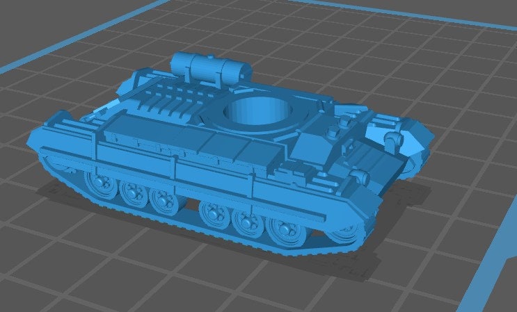 Valentine Type Tanks - 1:100 scale - UK - Tanks - Armored Vehicle - World Of Tanks - War Game - Wargaming - Axis and Allies - Tabletop Games