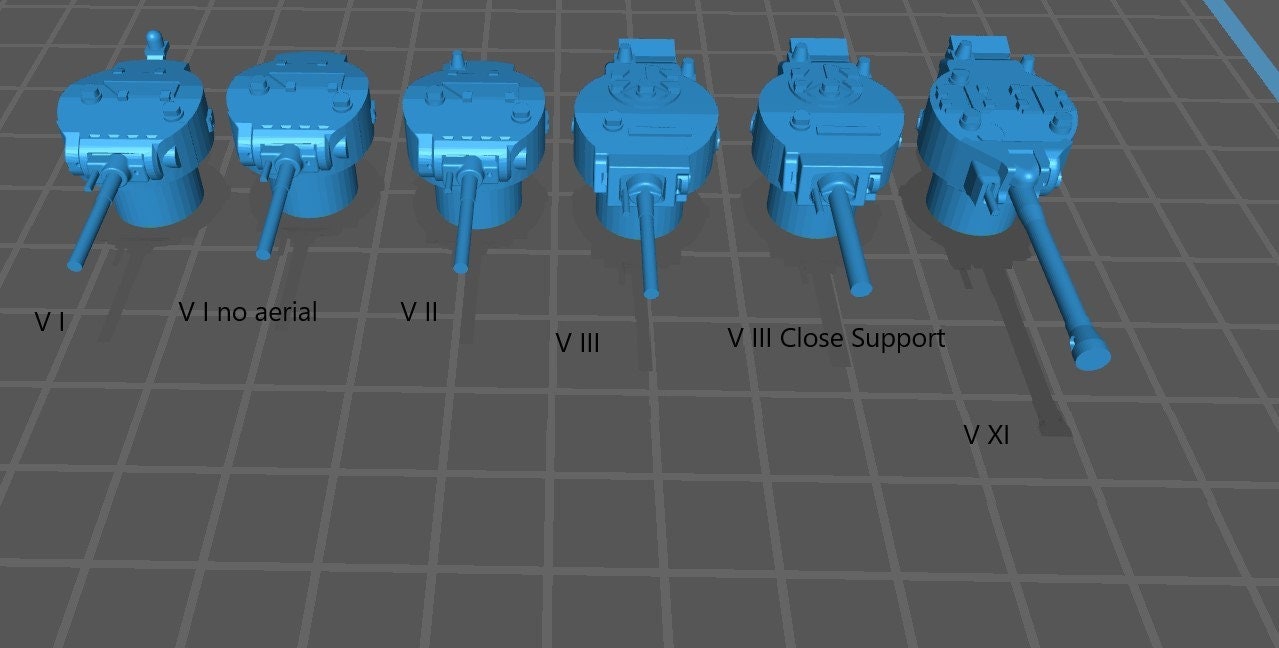 Valentine Type Tanks - 1:100 scale - UK - Tanks - Armored Vehicle - World Of Tanks - War Game - Wargaming - Axis and Allies - Tabletop Games