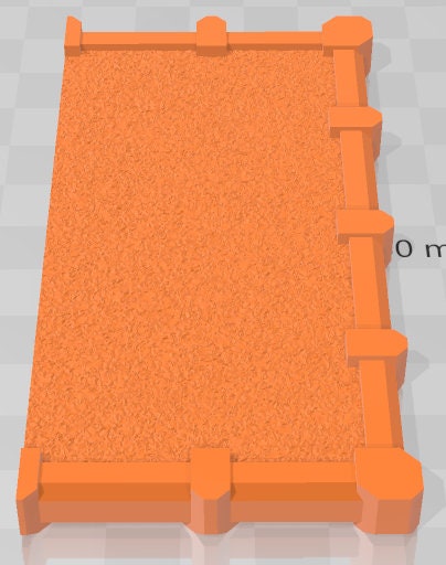 Garage Remixes Roof Gravel 2x4 Tiles - Pathfinder - Dungeons & Dragons -RPG- Tabletop-Terrain - 28 mm / 1" - Aether Studios