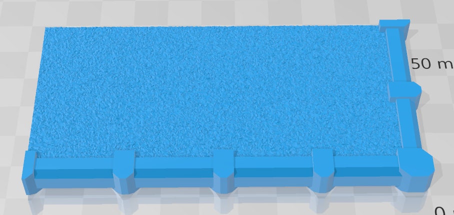 Garage Remixes Roof Gravel 2x4 Tiles - Pathfinder - Dungeons & Dragons -RPG- Tabletop-Terrain - 28 mm / 1" - Aether Studios