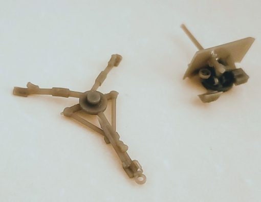 British 2-pounder QF Anti-tank gun - Great for Table Top War Games And Dioramas - Resin 28mm Miniatures -