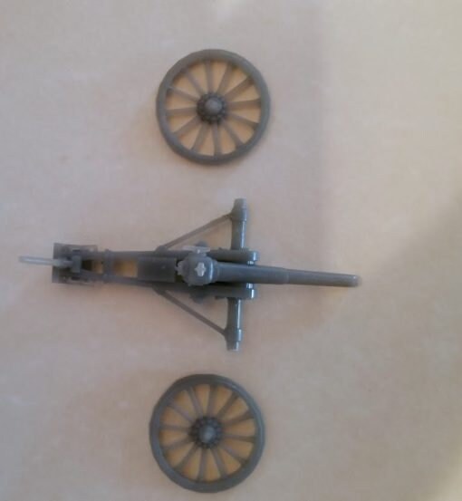 Dutch 8 Staal 8.4cm Field Gun - Great for Table Top War Games And Dioramas - Resin 28mm Miniatures -