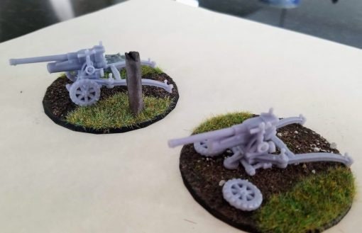 Italian 47/32 - Great for Table Top War Games And Dioramas - Resin 28mm Miniatures -