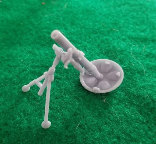 Soviet 120mm Heavy Mortar model 1938 - Great for Table Top War Games And Dioramas - Resin 28mm Miniatures -