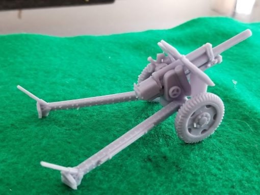 Soviet 122mm Howitzer Great for Table Top War Games And Dioramas - Resin 28mm Miniatures -