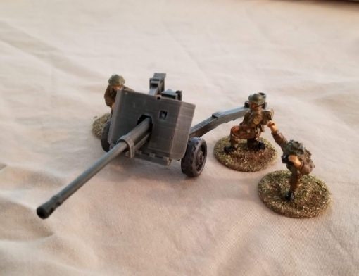 17 Pounder ATG Great for Table Top War Games And Dioramas - Resin 28mm Miniatures -