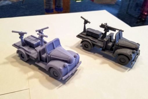 Dutch K.N.I.L. Light Utility Truck - Great for Table Top War Games And Dioramas - Resin 28mm Miniatures -