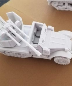 M 15 Motor Gun Carriage - Great for Table Top War Games And Dioramas - Resin 28mm Miniatures -