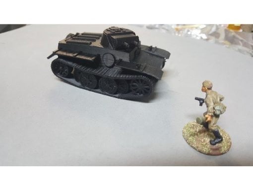 German Pz Mk. 1 F - Great for Table Top War Games And Dioramas - Resin 28mm Miniatures -