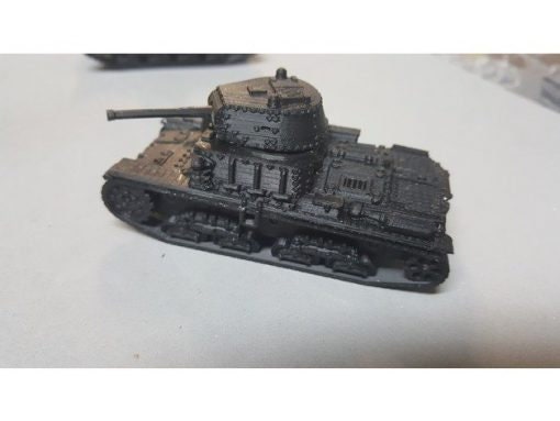 Italian M15/42 tank - Great for Table Top War Games And Dioramas - Resin 28mm Miniatures -