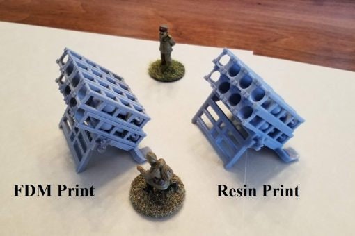 M-30-8 Multiple Launcher v.2.0 - Great for Table Top War Games And Dioramas - Resin 28mm Miniatures -