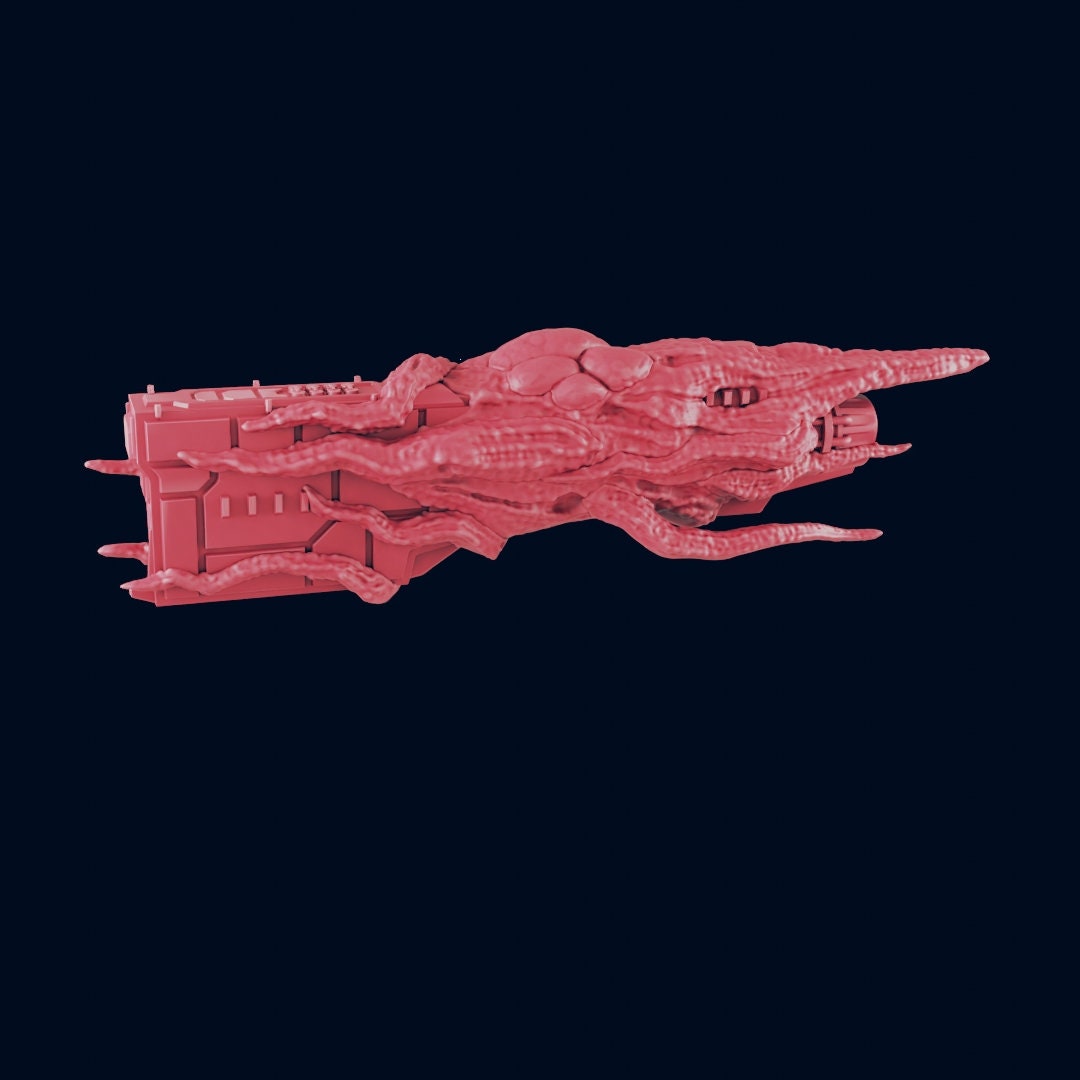 Overtaken Fleet Huge Cruiser - The Astra Nebula - Starfinder - A Billion Suns - Starmada - War Fleets - Tabletop - EC3D