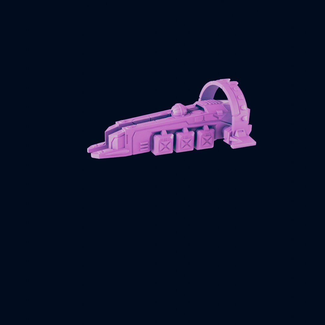 Udoxian Fleet Transport - The Astra Nebula - Starfinder - A Billion Suns - Starmada - War Fleets - Tabletop - EC3D