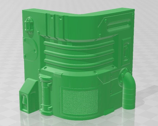 Corner Set - Facades - Dungeon Sticks - Titus X - DND - Pathfinder - Dungeons & Dragons - Terrain - RPG - Tabletop - 28 mm / 1"