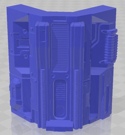 Corner Set - Facades - Dungeon Sticks - Titus X - DND - Pathfinder - Dungeons & Dragons - Terrain - RPG - Tabletop - 28 mm / 1"