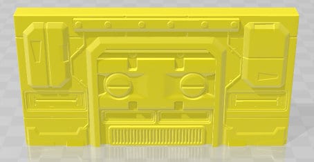 Wall Set 2 - Facades - Dungeon Sticks - Titus X - DND - Pathfinder - Dungeons & Dragons - Terrain - RPG - Tabletop - 28 mm / 1"