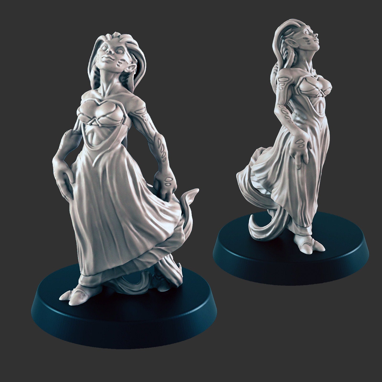 Kathia - Minis - Titus X - DND - Pathfinder - Dungeons & Dragons - Terrain - RPG - Tabletop - 28 mm / 1"