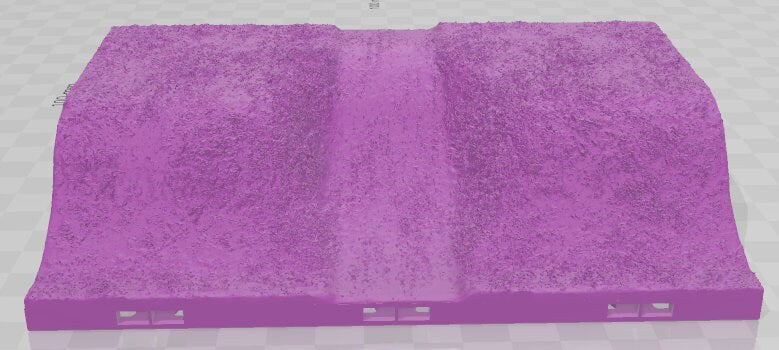 Dirt Hill Set 2 - Peaceful Roads - Pathfinder - Dungeons & Dragons -RPG- Tabletop-Terrain - 28 mm / 1" - Aether Studios