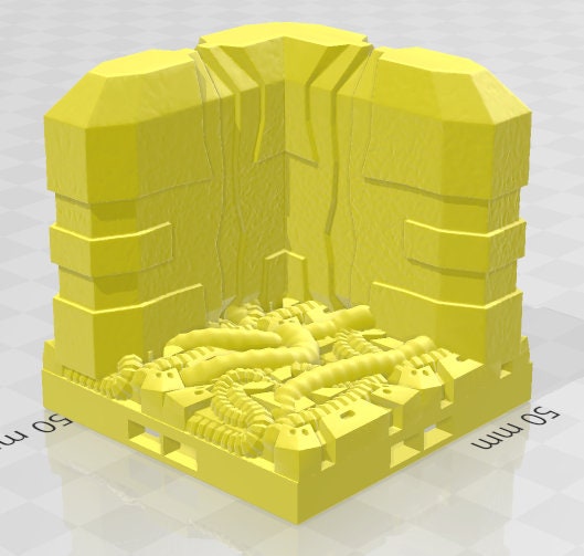 Doom Tech Legacy Walls And Floors - Pathfinder - Dungeons & Dragons -RPG- Tabletop-Terrain - 28 mm / 1" - Aether Studios