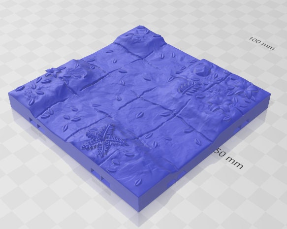 Path Bases Grid - Shadowgrove Set 2 -Fat Dragon Games- DND- Pathfinder -RPG- Terrain-28 mm / 1" - Dungeon & Dragons -